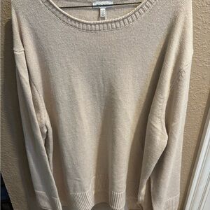 COPY - Ella Moss Cream Crew Neck Sweater Knit